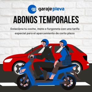 Abonos temporales en el Garaje Pleva, en en centro de Gijón, junto a la playa de San Lorenzo